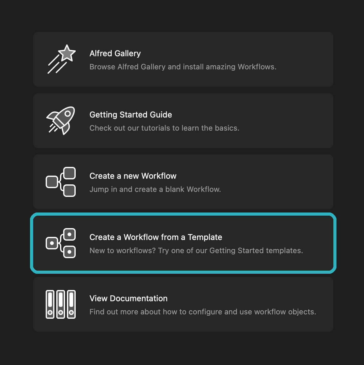 Workflow templates