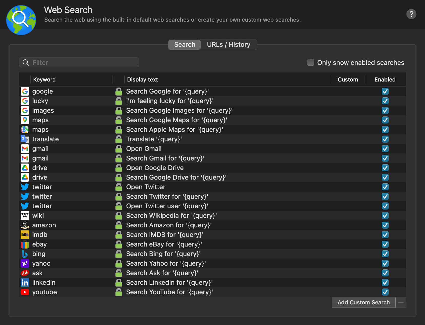 Web Searches